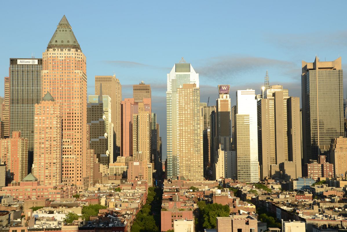 14 Paramount Plaza, One Worldwide Plaza, Morgan Stanley Building, One Astor Plaza Before Sunset From New York Ink48 Hotel Rooftop Bar